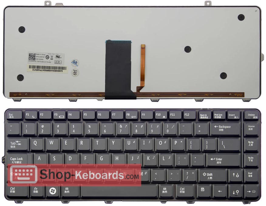 Dell NSK-DCM0G Keyboard replacement