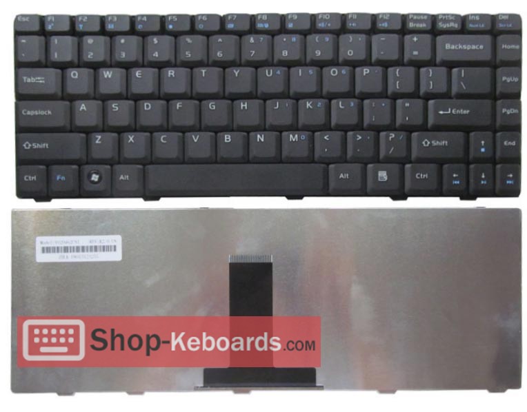 Asus F80Q-X4F Keyboard replacement