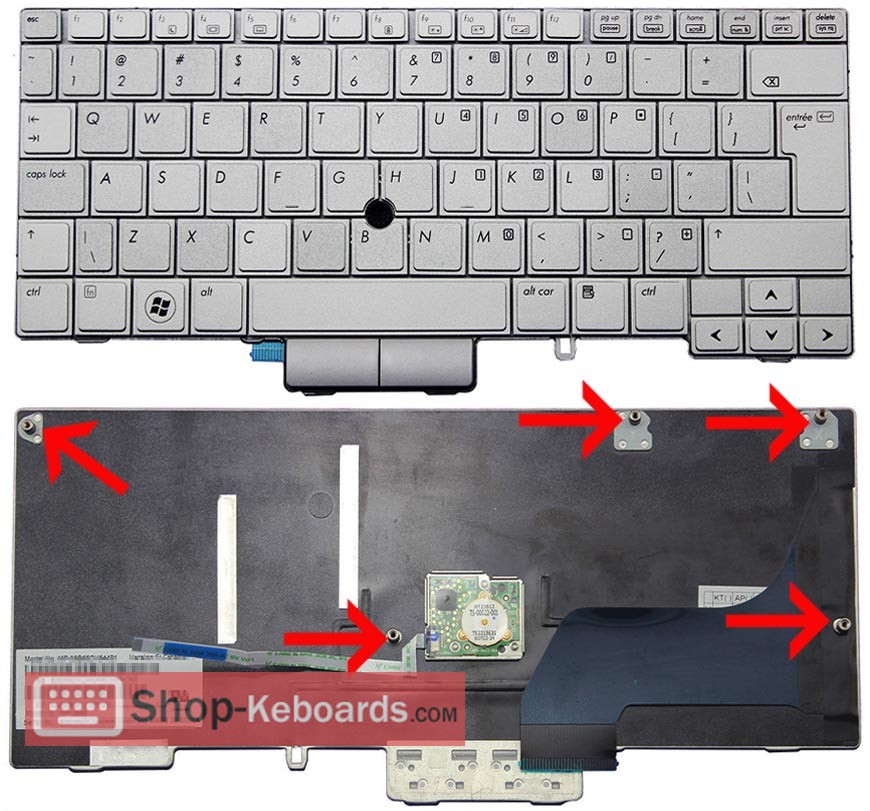HP 609865-081  Keyboard replacement
