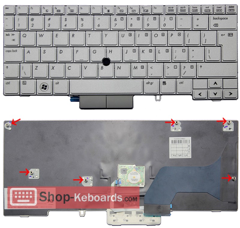 HP 609865-081  Keyboard replacement