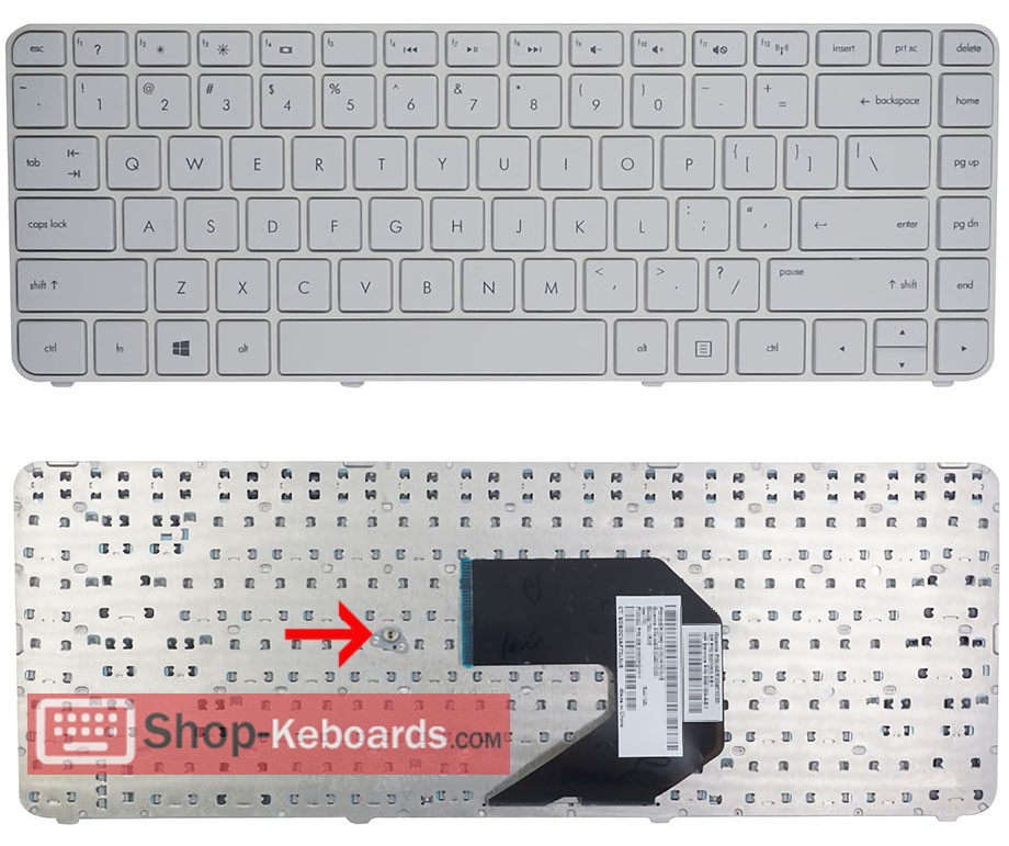HP 673608-201  Keyboard replacement