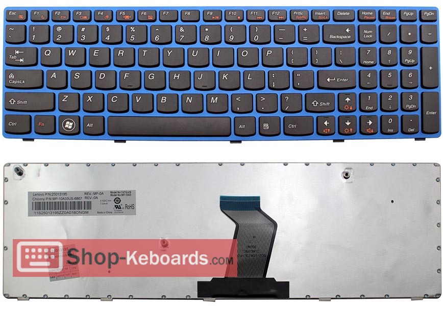 Lenovo 25011917  Keyboard replacement