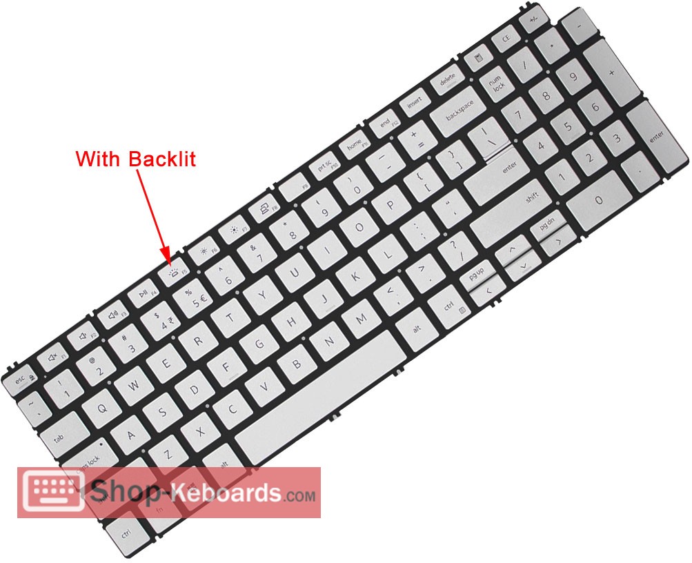 Dell 490.0GE07.AL0E Keyboard replacement