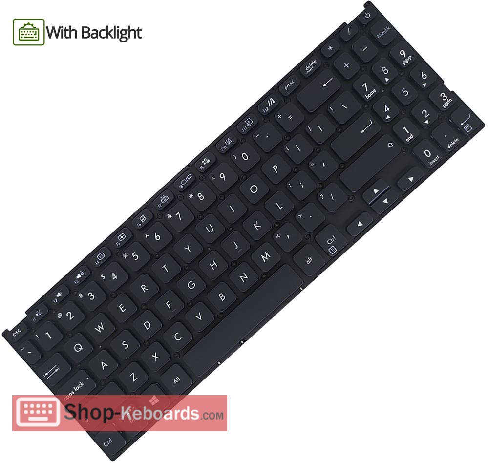 Asus R565FA Keyboard replacement