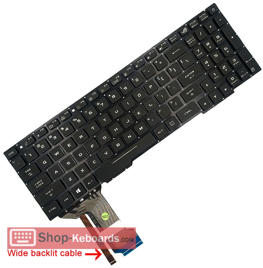 Asus FX53VE Keyboard replacement