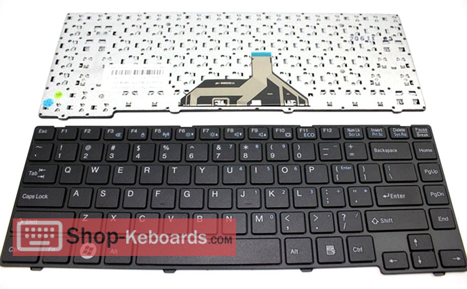 Fujitsu UH572MF071CZ  Keyboard replacement