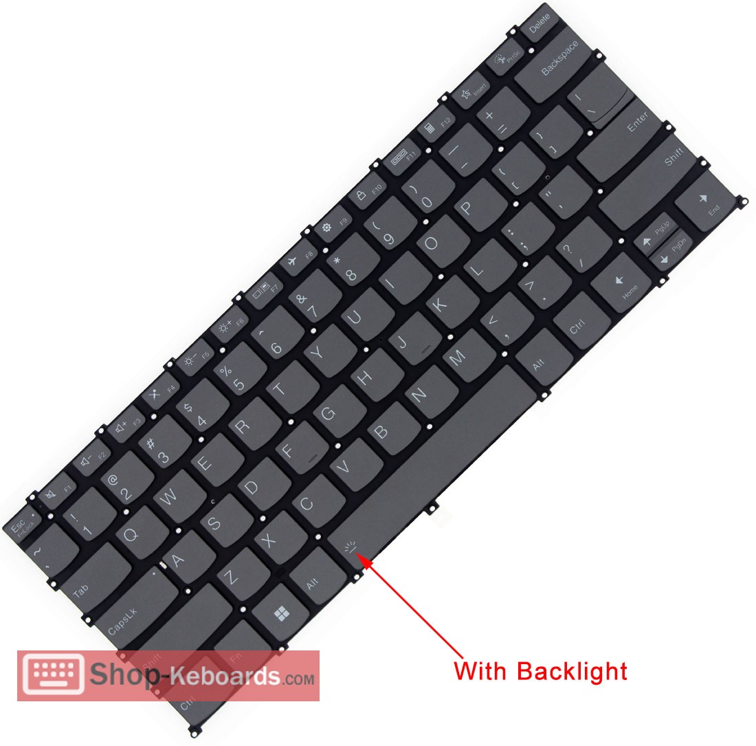 Lenovo 5CB1C04544 Keyboard replacement