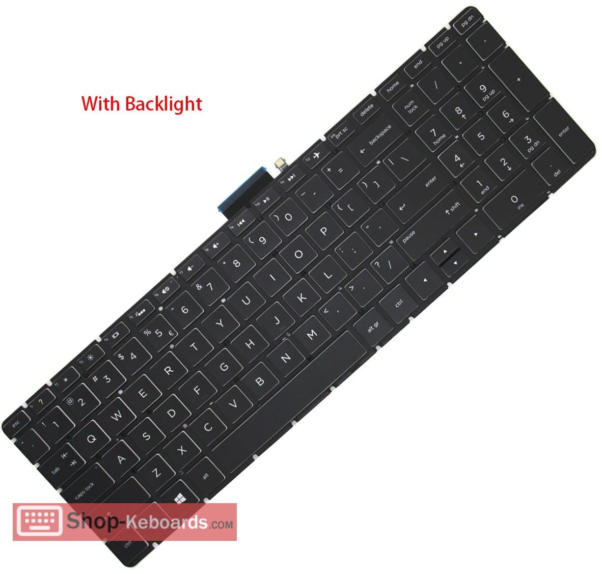 HP PAVILION POWER 15-CB051TX  Keyboard replacement