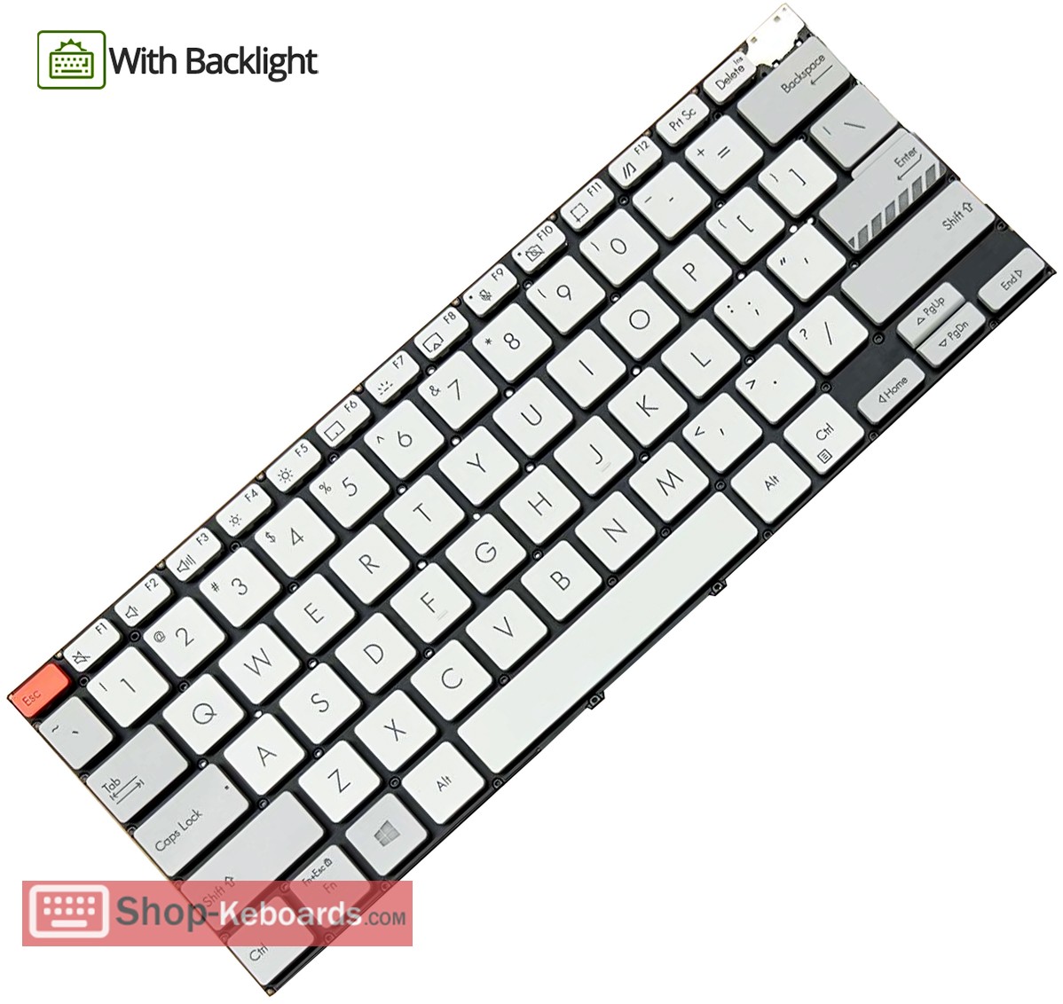 Asus M3400QA Keyboard replacement