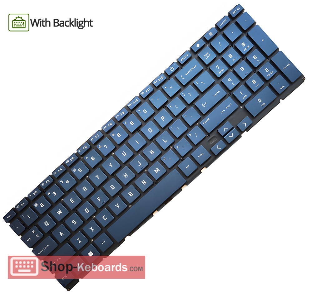 HP VICTUS 15-FA0000NE  Keyboard replacement