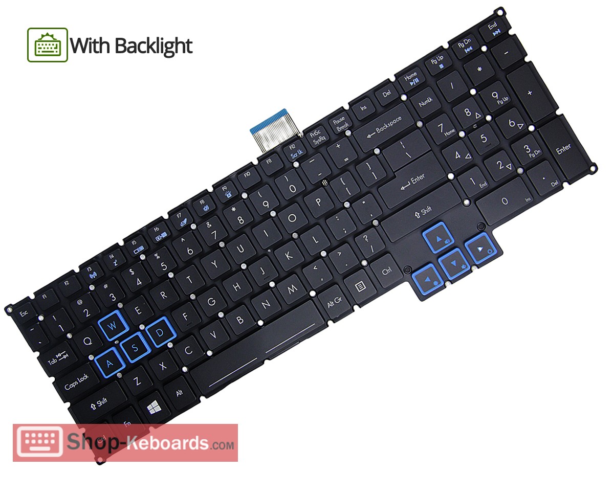 Acer PREDATOR 15 G9-591-73LF  Keyboard replacement