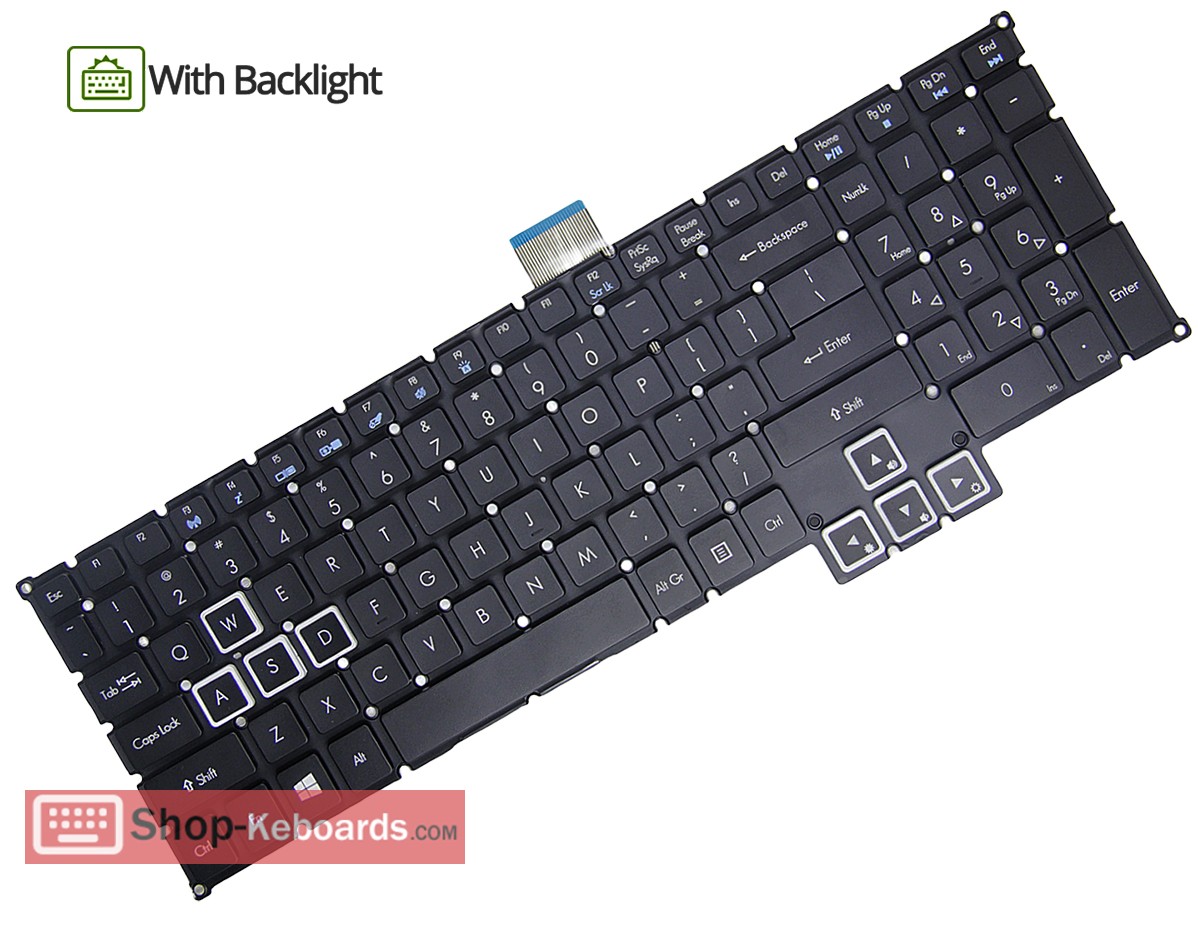 Acer PREDATOR 15 G9-591-73LF  Keyboard replacement
