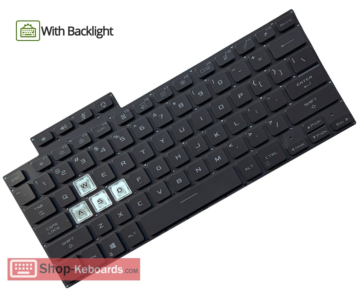 Asus FX516PR Keyboard replacement