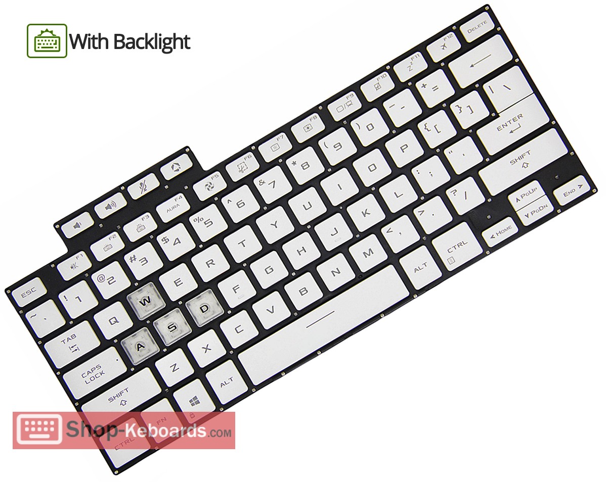 Asus FX516PR Keyboard replacement