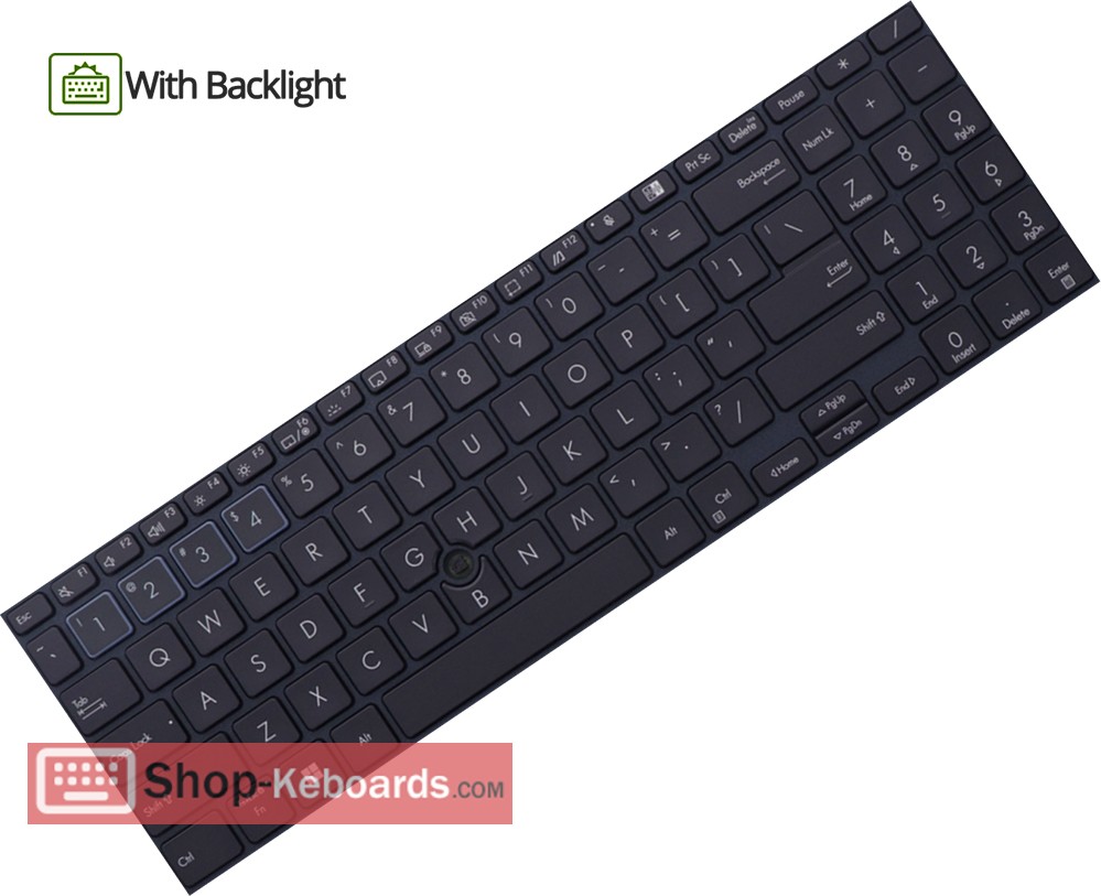 Asus B2502FBA Keyboard replacement