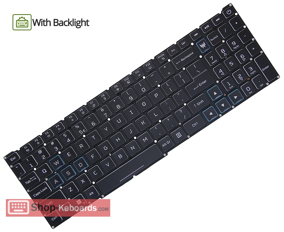 Acer AN16-51-XXXX Keyboard replacement