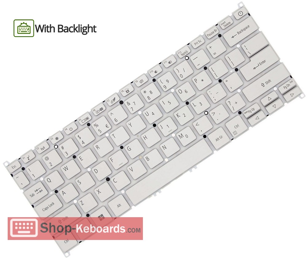 Acer N20H3 Keyboard replacement
