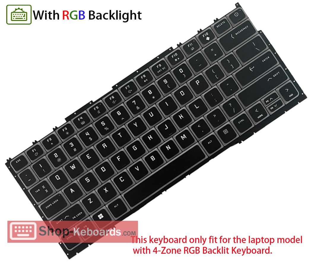 HP OMEN TRANSCEND 14-FB1507NA  Keyboard replacement