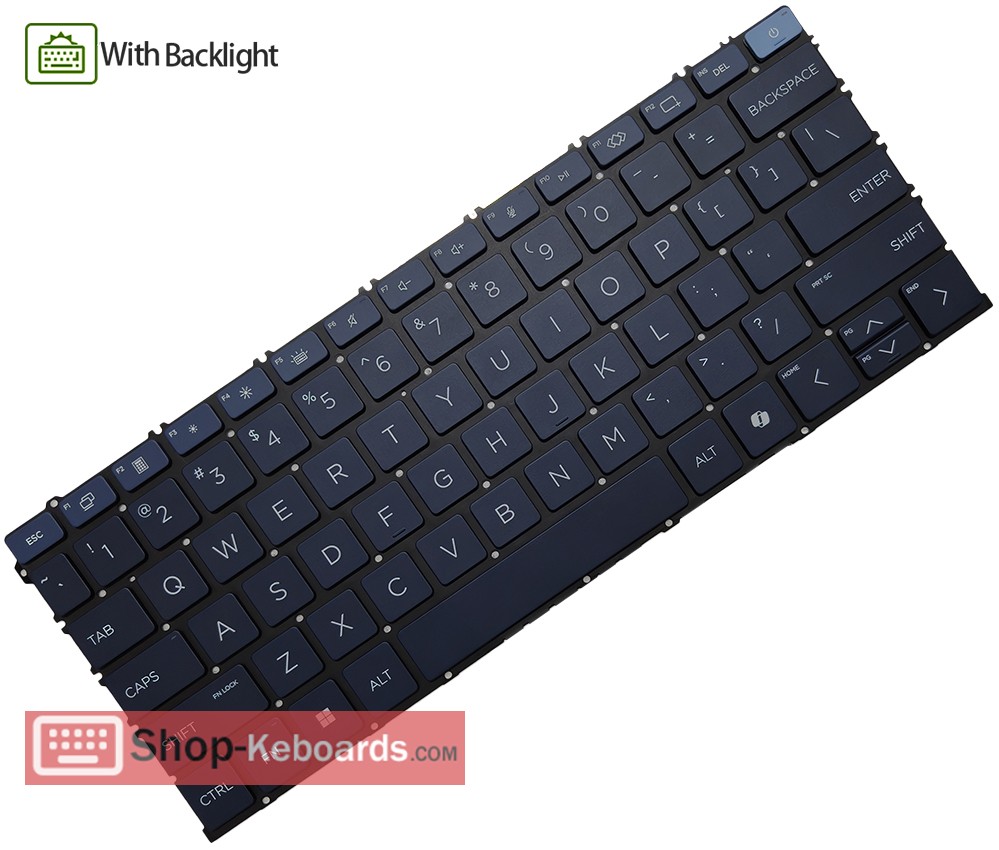 HP OMNIBOOK 5 FLIP 14-FP0000 Keyboard replacement
