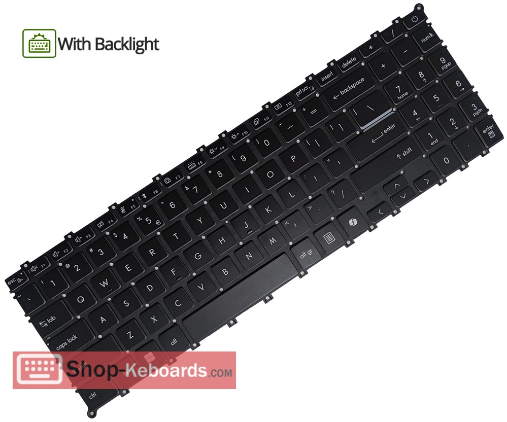 MSI Modern A15 AI+ F3HMG Keyboard replacement