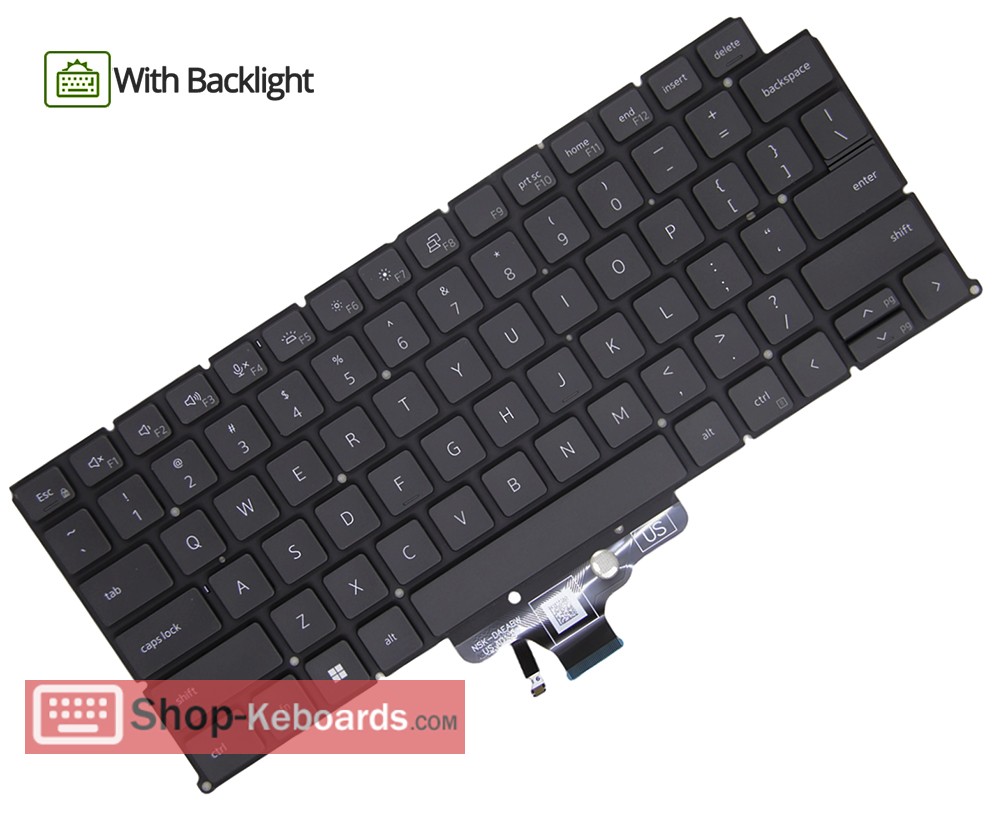 Dell Latitude 7350 P178G002 Keyboard replacement