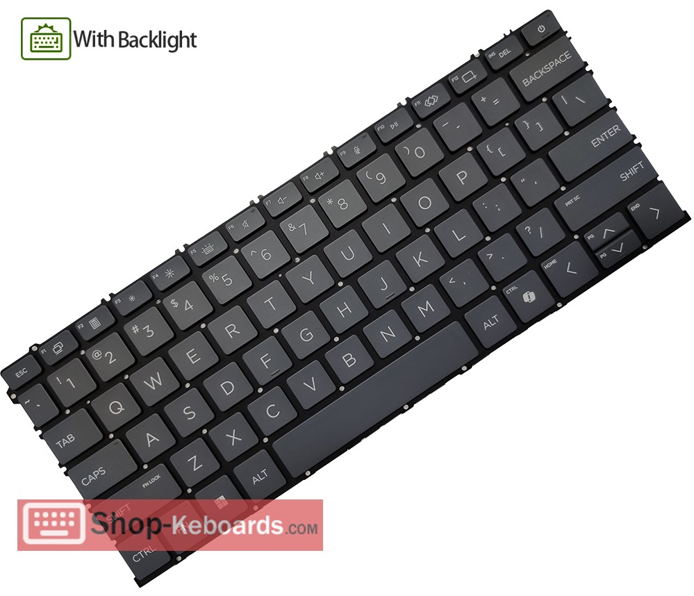 HP OMNIBOOK 5 FLIP 14-FP0000 Keyboard replacement
