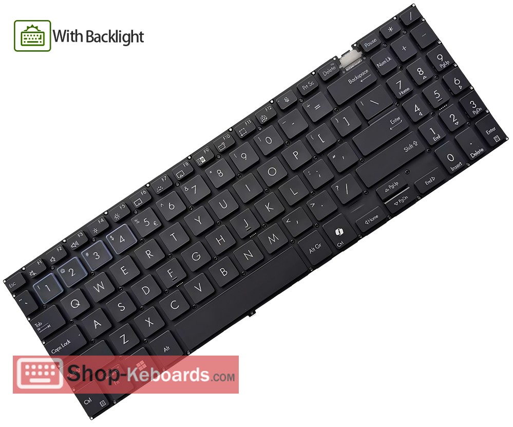 Asus NSK-UAN4PU Keyboard replacement