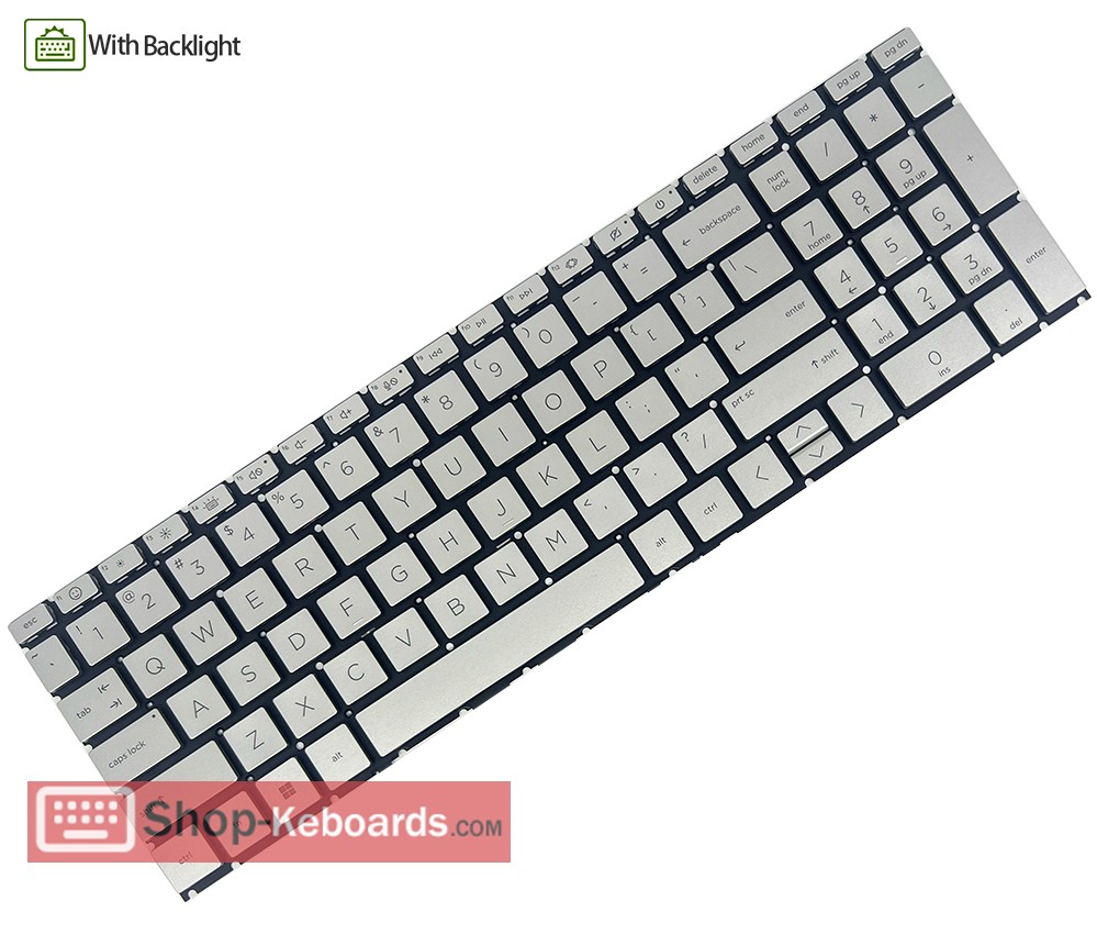 HP ENVY 17-DA0XXX Keyboard replacement