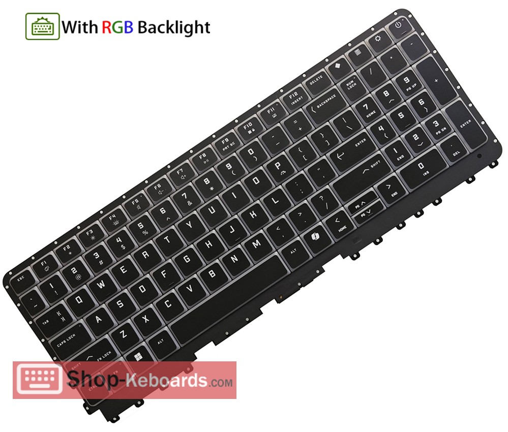 HP 16-AH0XXX Keyboard replacement