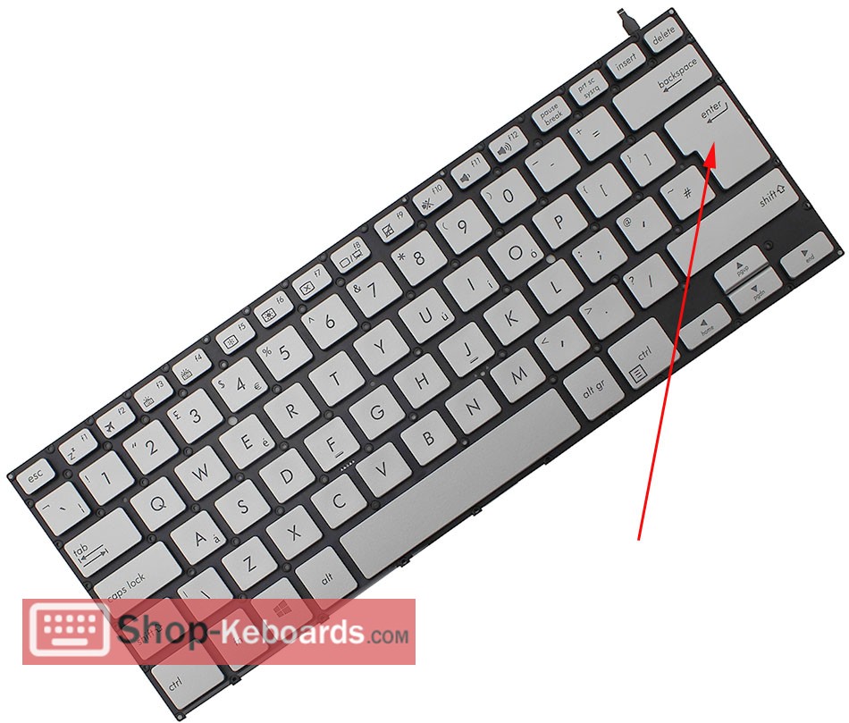 Asus 0KNB0-F122UK00 Keyboard replacement